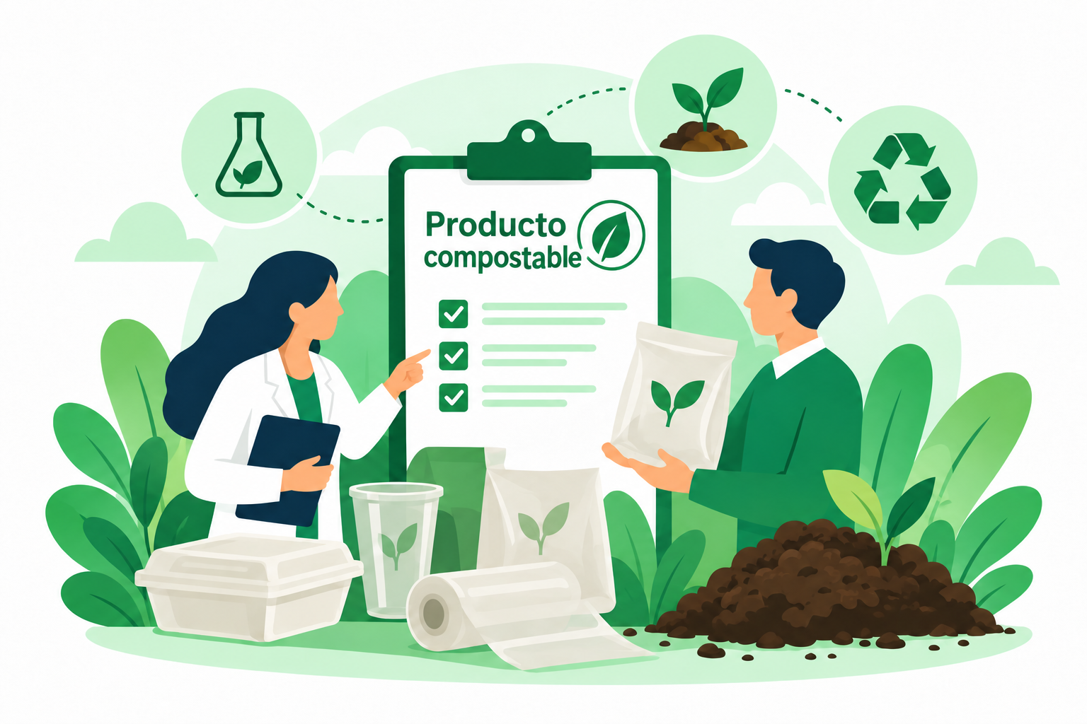 Productos biodegradables y compostables - Implementación IRAM 29421